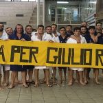 Cesport Italia: uno striscione per Giulio Regeni