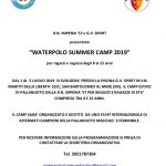 Waterpolo Summer Camp 2019