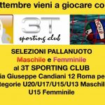 Selezione pallanuoto alla 3T S. Club