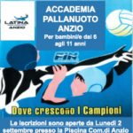 Ad Anzio nasce l’accademia della pallanuoto