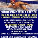 Quarto Camp scuola portieri di Cesare Vio